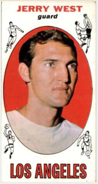 Jerry West #90 - 1969 Topps - L.A. Lakers