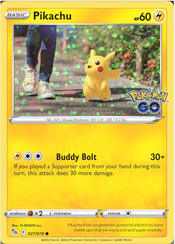 Pikachu #27 (Cosmos Holo)