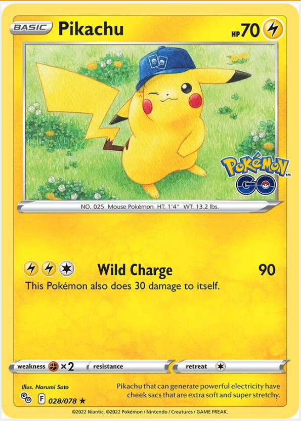 Pikachu #28 Holo