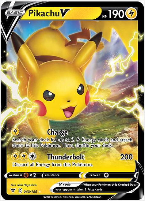 Pikachu V #43