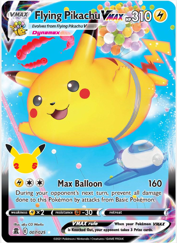 Flying Pikachu V Max #7